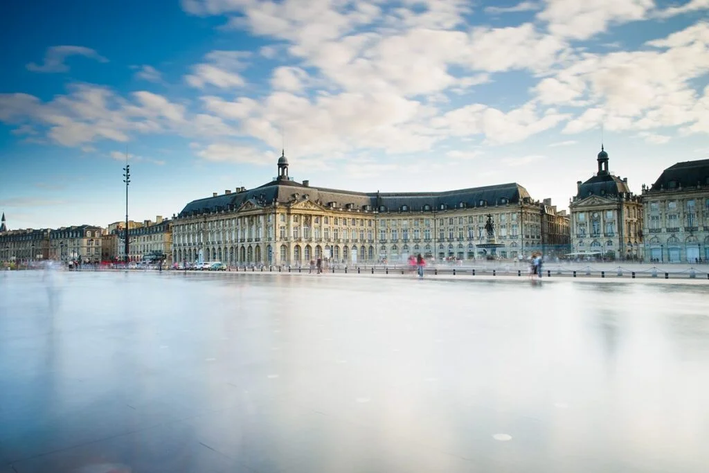 Le miroir d'eau à Bordeaux