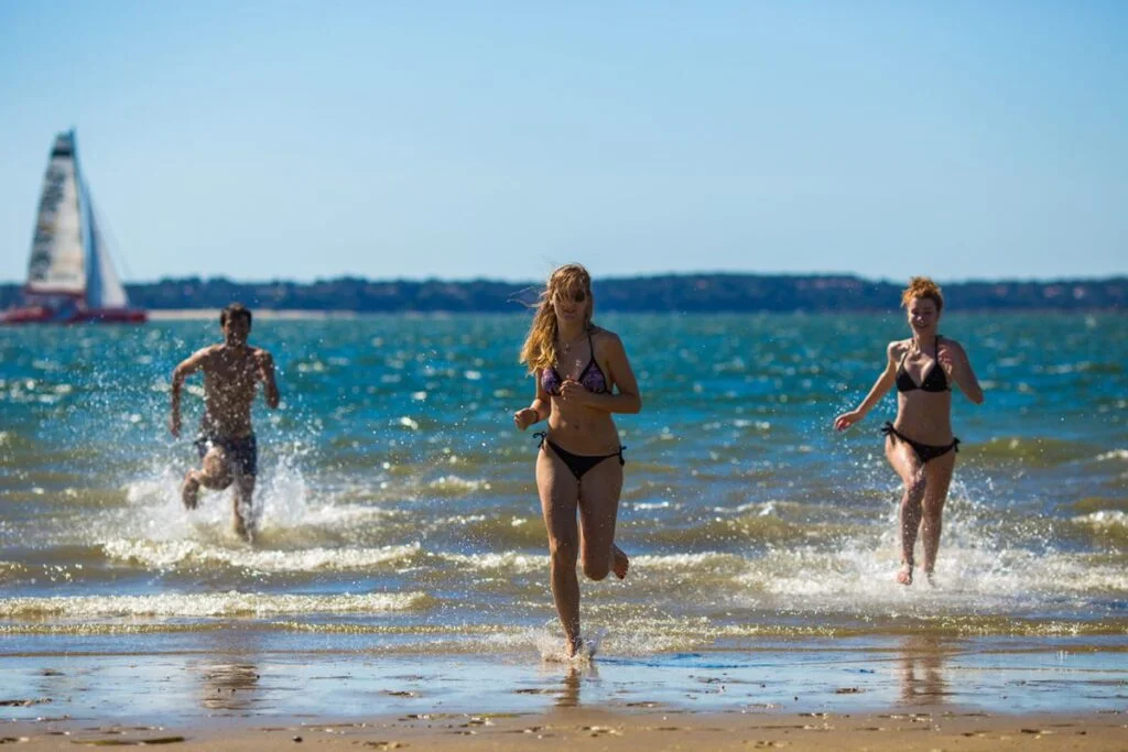 weather summer beach sun Arcachon basin