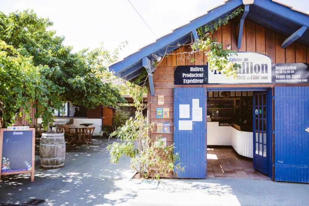 La cabaña de ostras Aiguillon en Arcachon