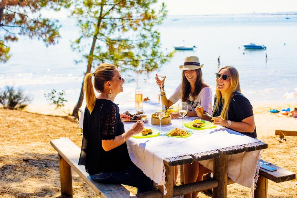 Unsere Städte und Dörfer - Truquette Petit Piquey Strandpicknick - Bassin d'Arcachon
