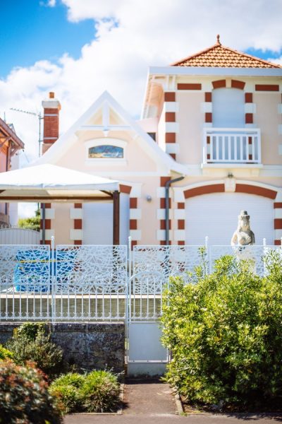 Maison typique sur le front de mer d'Arcachon