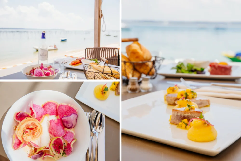 Lunch at Pinasse Café in Cap Ferret