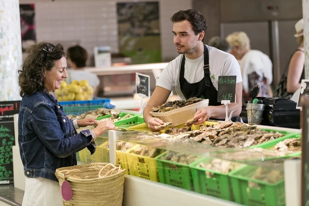 Mercados de la cuenca de Arcachon