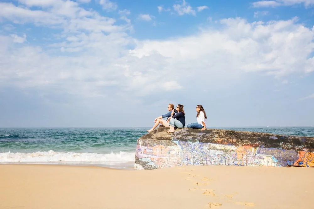 Plage à la pointe du Cap Ferret
