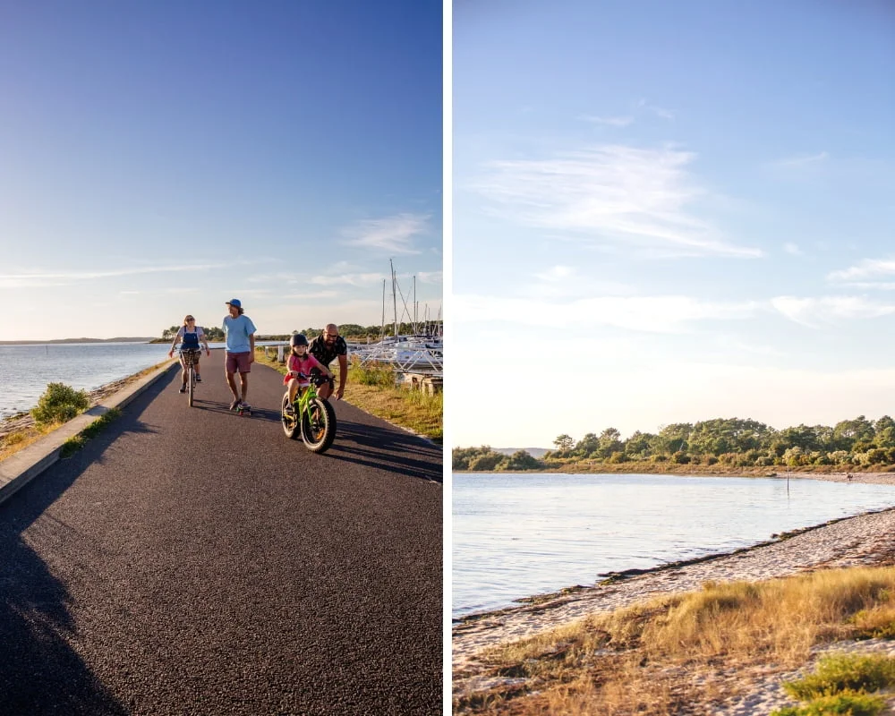 Autumn on the port of Andernos