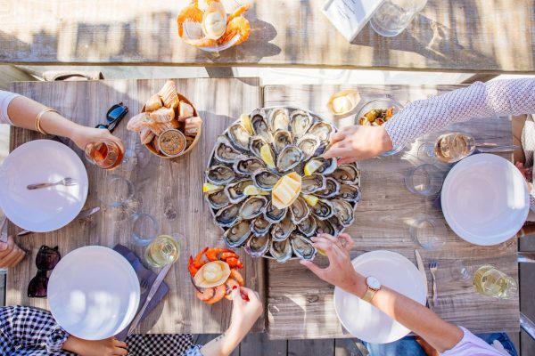 dégustation d'huître sur le bassin d'Arcachon
