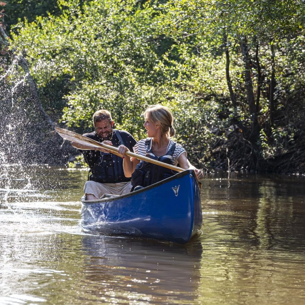 Pagayez sur la Leyre - canoe leyre E bouloumie - Bassin d'Arcachon