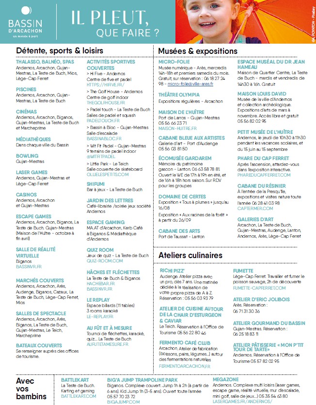 Il pleut, que faire ?