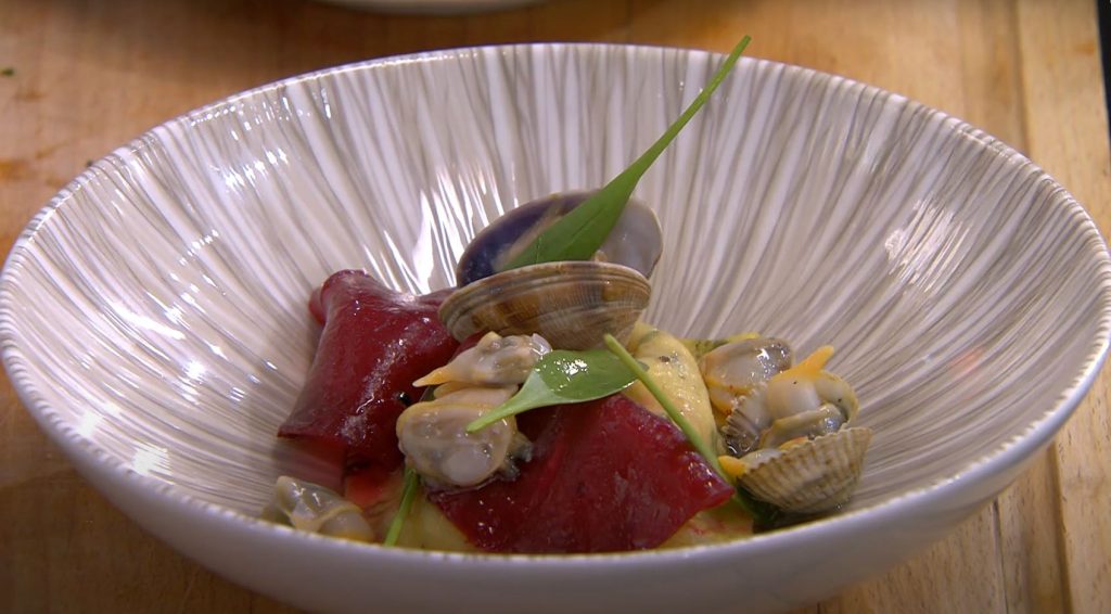 Ricette per le feste con i sapori di Bassin d'Arcachon - piatto di Stephane Carrade - Bassin d'Arcachon