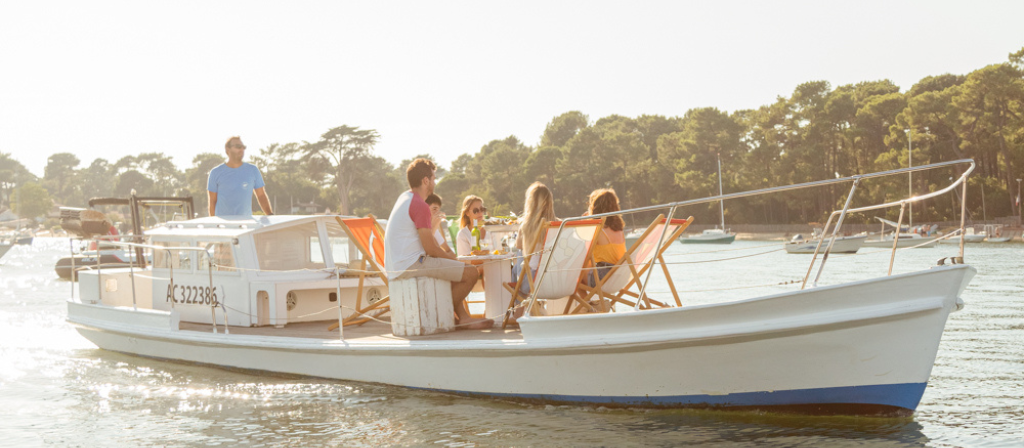 El Bassin en verano - Bateau Ete - Bassin d'Arcachon