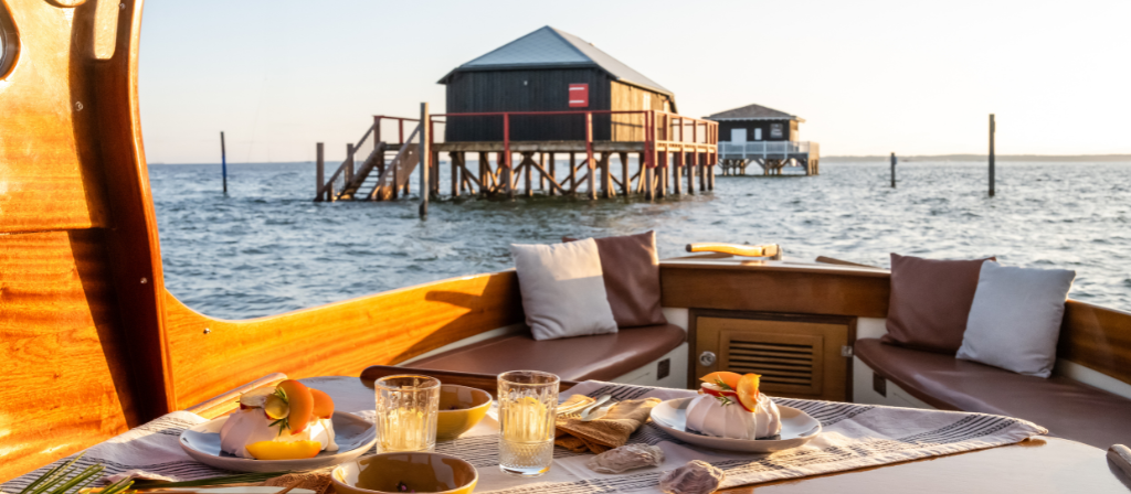 Bassin en verano - Comedor con vistas Ete - Bassin d'Arcachon